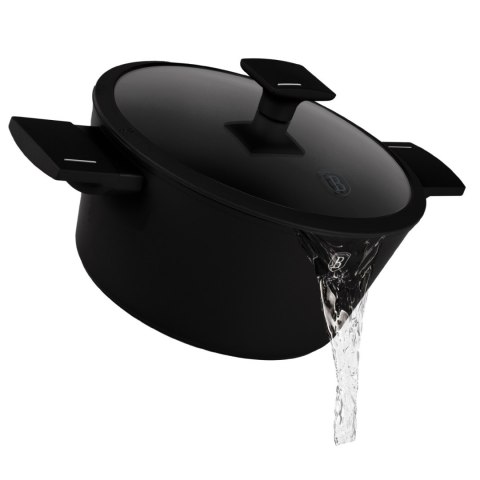 Garnek z pokrywką 20cm | BerlingerHaus BH-8187 Matte Black