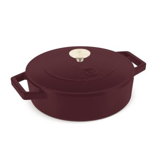 Garnek żeliwny 2,57L z pokrywką 26cm BerlingerHaus Leonardo BH-6263