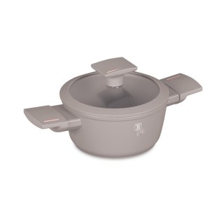 Mini garnek z pokrywką 14 cm BerlingerHaus Taupe Collection BH-8286