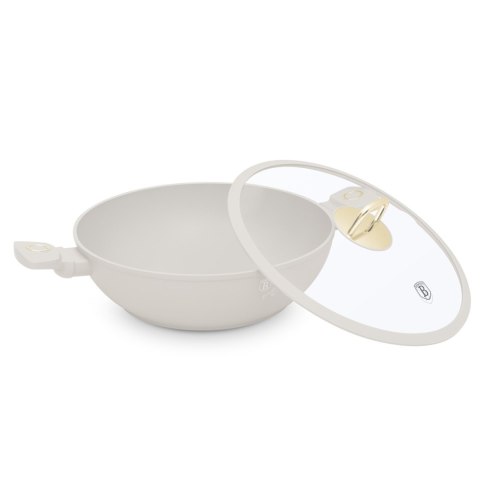 Patelnia Wok z pokrywką 30cm BerlingerHaus Sahara Collection BH-8065