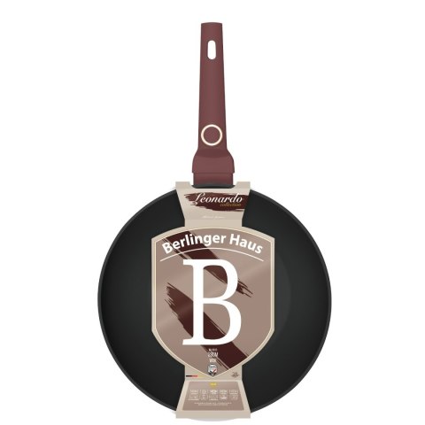 Wok z powłoką tytanową 28cm BerlingerHaus Leonardo BH-8033