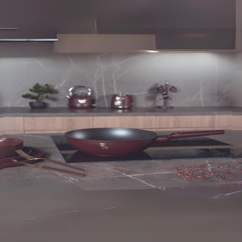 Wok z powłoką tytanową 28cm BerlingerHaus Leonardo BH-8033