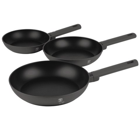 Zestaw 3 patelni BerlingerHaus Antracit BH-8138