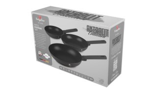 Zestaw 3 patelni BerlingerHaus Antracit BH-8138