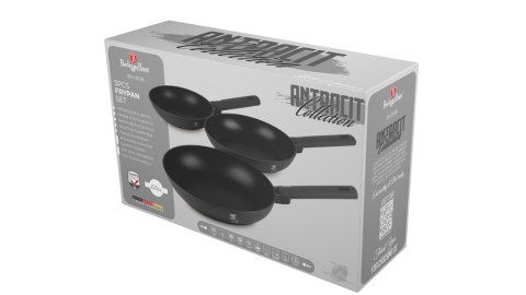 Zestaw 3 patelni BerlingerHaus Antracit BH-8138