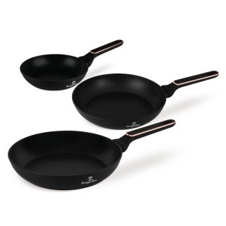Zestaw 3 patelni BerlingerHaus BH- 8360 | Black Rose Collection