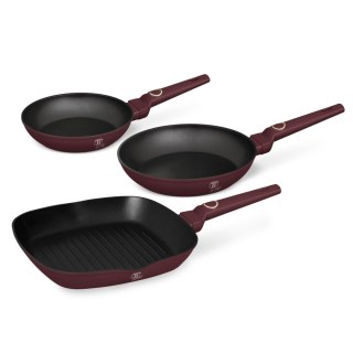 Zestaw 3 patelni BerlingerHaus Leonardo Collection BH-8049