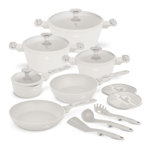 Zestaw Garnków 15 elementów BerlingerHaus BH-8401 Sahara Marble Collection