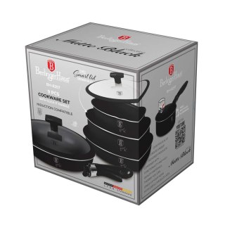 Zestaw garnków 9 el. BerlingerHaus BH-8257 Matte Black