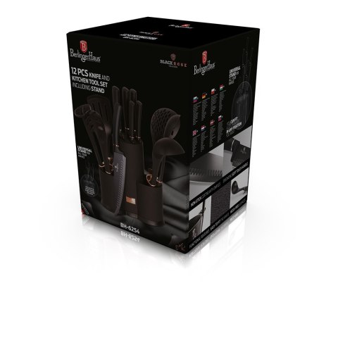 Zestaw noży i przyborów kuchennych BerlingerHaus BH-6254 Black Rose