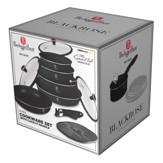 Zestaw garnków 13 el. z odpinaną rączką BerlingerHaus BH-8419 Black Rose Collection