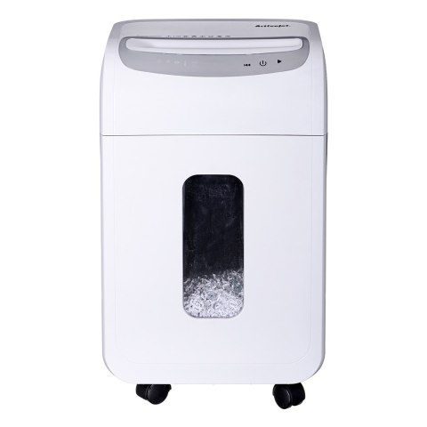 Activejet Niszczarka Activejet ASH-1602M, P-5, 28 l, ścinki 2x14 mm, 16 kartek, biała