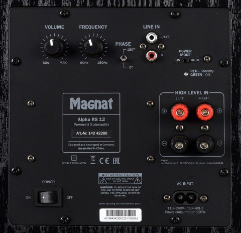 Magnat Subwoofer aktywny Magnat Alpha RS 12 czarny