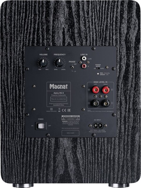 Magnat Subwoofer aktywny Magnat Alpha RS8 czarny