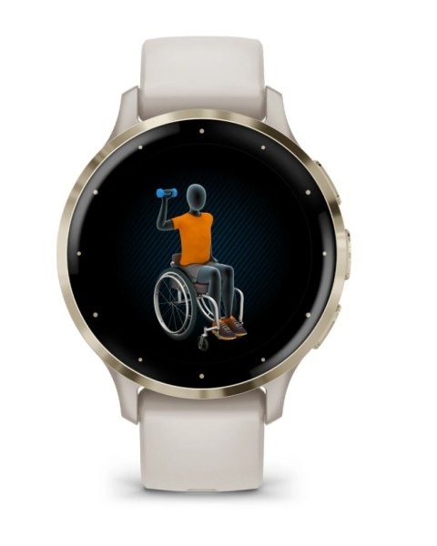 Garmin Zegarek Garmin Venu 3S, 41mm AMOLED złoty