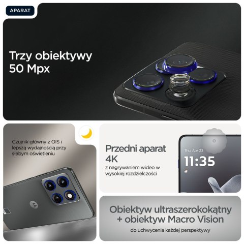 Motorola Smartfon Motorola Edge 70 12/512GB Pantone Gadget Grey