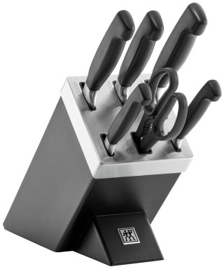 ZWILLING Zestaw noży samoostrzących ZWILLING Four Star 35145-007-0 7 elementów czarny