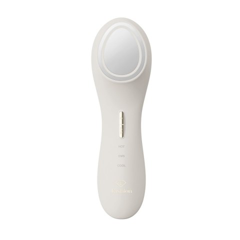 Masażer liftingujący do twarzy z funkcją ciepła i chłodzenia FashionTV FTV-0137 Matte Cream-Gold Collection