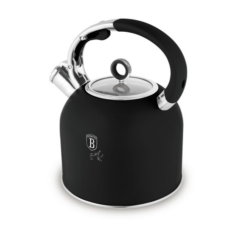 Czajnik tradycyjny z gwizdkiem indukcja gaz 3L BerlingerHaus BH-8916 Matte Black