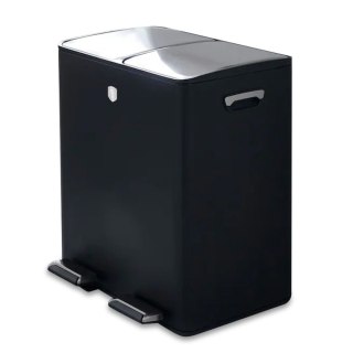 Kosz na śmieci dwukomorowy 2 x 30l BerlingerHaus BH-8883 Black Rose