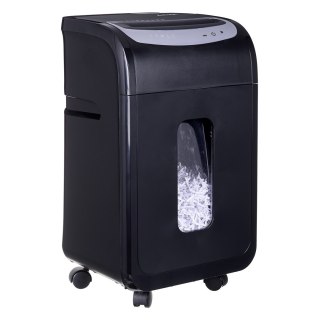 Activejet Niszczarka Activejet ASH-2502C, P-4, 28 l, ścinki 4x40 mm, 25 kartek, czarna