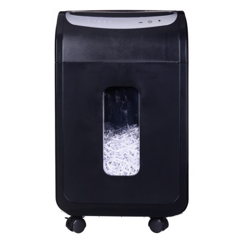 Activejet Niszczarka Activejet ASH-2502C, P-4, 28 l, ścinki 4x40 mm, 25 kartek, czarna