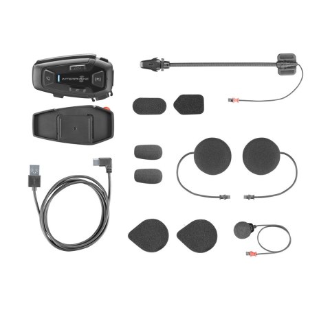 INTERPHONE Interkom motocyklowy INTERPHONE U-COM 8R, komplet na 1 kask