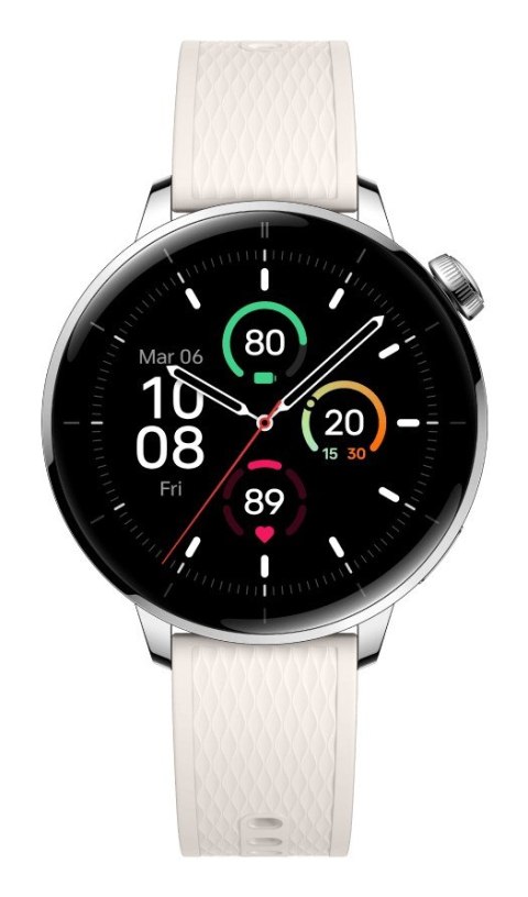OnePlus Smartwatch OnePlus Watch 3 AMOLED 43mm Srebrny