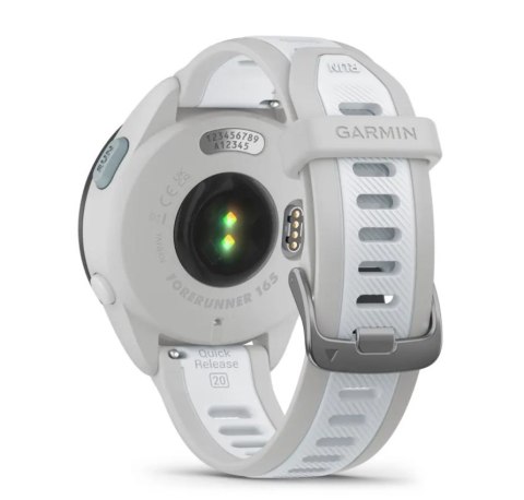 Smartwatch Zegarek Garmin Forerunner 165, 43mm AMOLED Whitestone