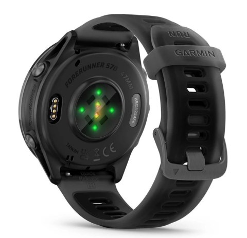 Zegarek sportowy Garmin Forerunner 570 47mm Black Slate Grey