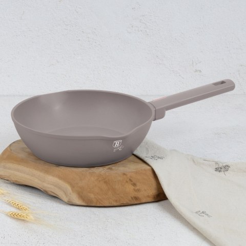 Głęboka patelnia z 2 wlotami 24 cm Berlinger Haus BH-8090 Taupe