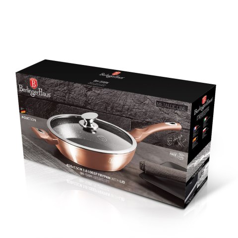 Patelnia BerlingerHaus Rose Gold 28 cm BH-1518N