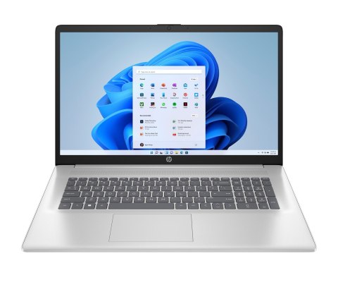 HP 17-cn4009nw Core 5 120U 17.3"FHD 300nits AG 16GB DDR4 SSD512 IrisXe Cam1080p 41Wh Win11 Natural Silver 2Y