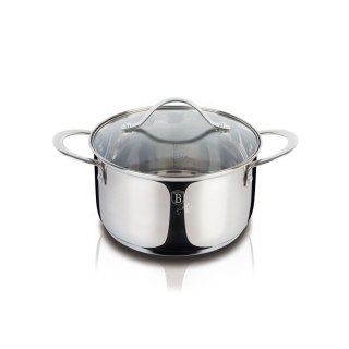 Garnek z pokrywką 18 cm BerlingerHaus BH-6595 Silver Jewellery Collection
